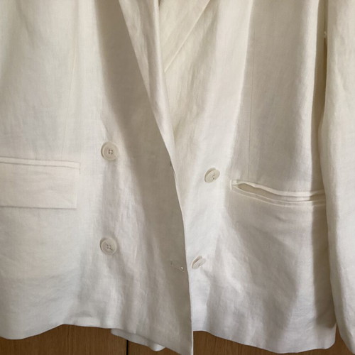 Autograph Pure Linen Ecru Blazer new, timeless chic