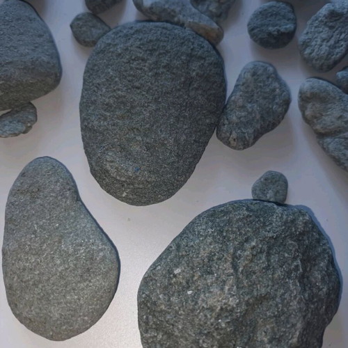 Natural green stones new from Kythnos beaches