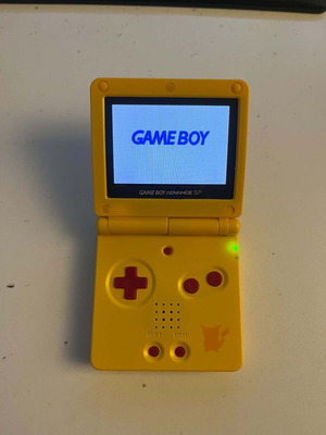 Nintendo Game Boy Advance SP Pikachu Japanese με IPS οθόνη μεταχειρισμένο