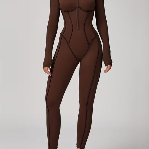 Jumpsuit new, size M, brown