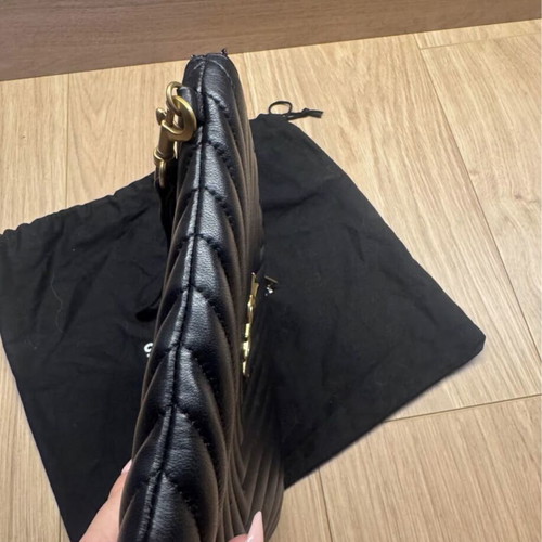 YSL clutch 25cm used, black