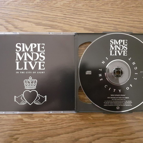 Simple Minds 2CD pack In The City Of Light (Live) & Glittering Prize like new
