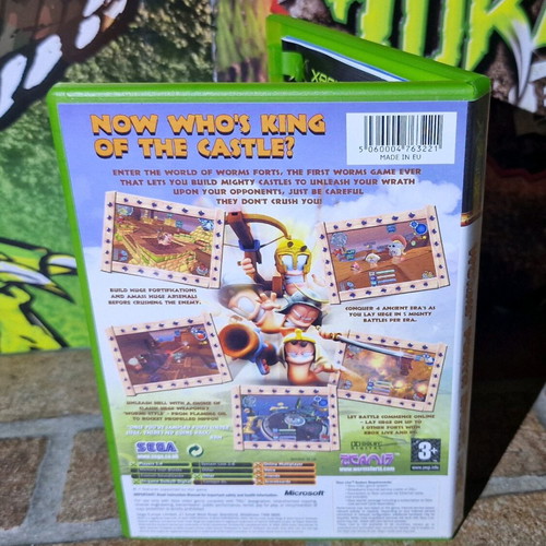 Worms Forts: Under Siege Microsoft Xbox like new