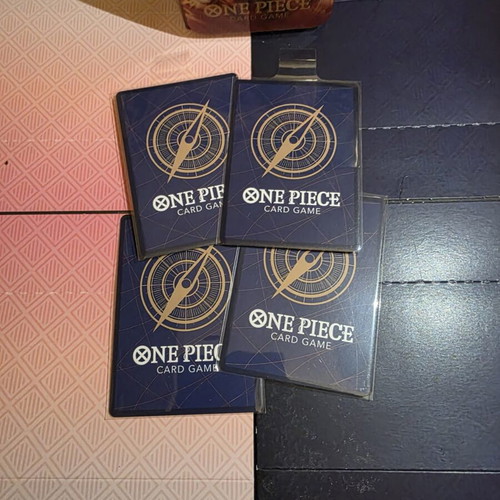One Piece card game set of 4, like new