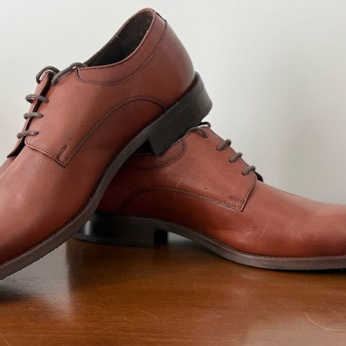 Guy Laroche Men's Derby Shoes like new, size 40, tan-brown