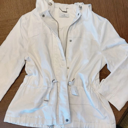 Motivi windbreaker spring jacket new, white, S-M