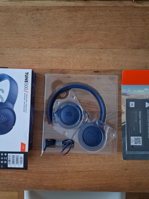 JBL Harman Tune500 ακουστικά με καλώδιο, ελάχιστα χρησιμοποιημένα, γαλάζια