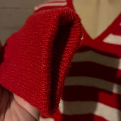 Marks & Spencer sweater like new, white and red, size M