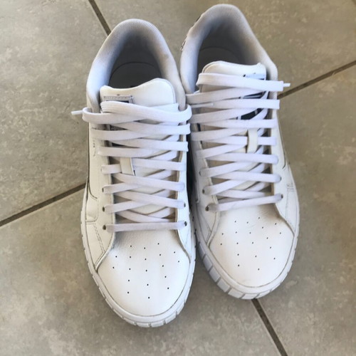Puma sneakers size 39 like new, white with leopard and zebra pattern