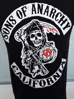 Sons of Anarchy Road Gear Reaper T-Shirt like new, size S, black