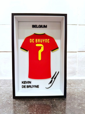 Kevin De Bruyne #7 Belgium FC logo, like new