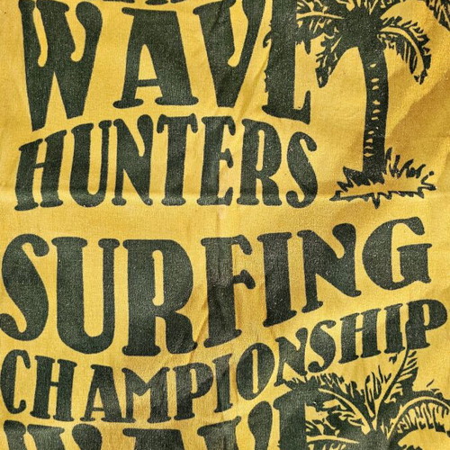 Vintage Surfing Championship Wave Hunters Beach Towel used
