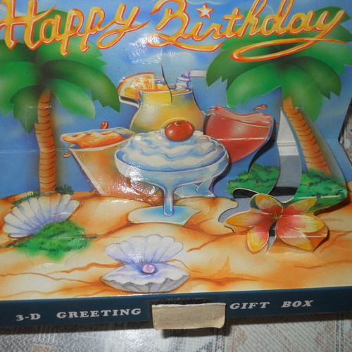 3d gift box with 2 pens like new
