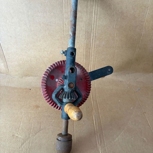 Hand drill 1957 used, large size