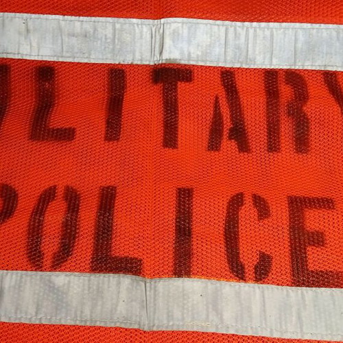 US Army Military Police vest used with reflective strips