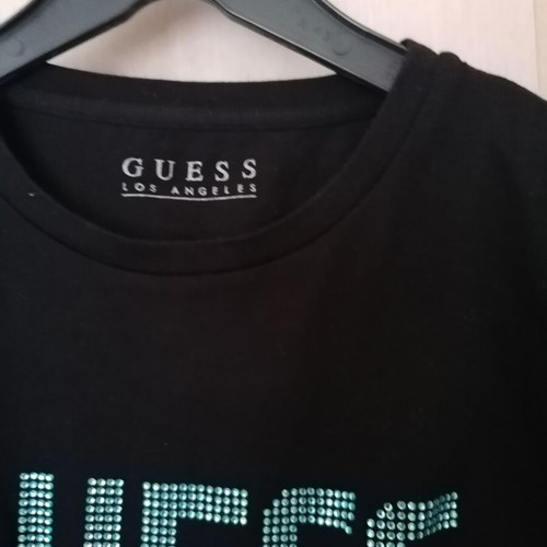 Guess T Shirt L New Black High Quality