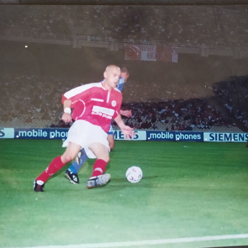 Olympiacos large real photograph like new