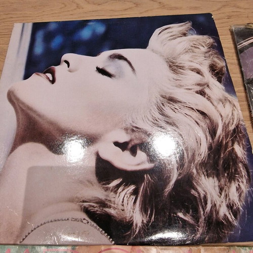 Madonna vinyl records used, set of 4, pop