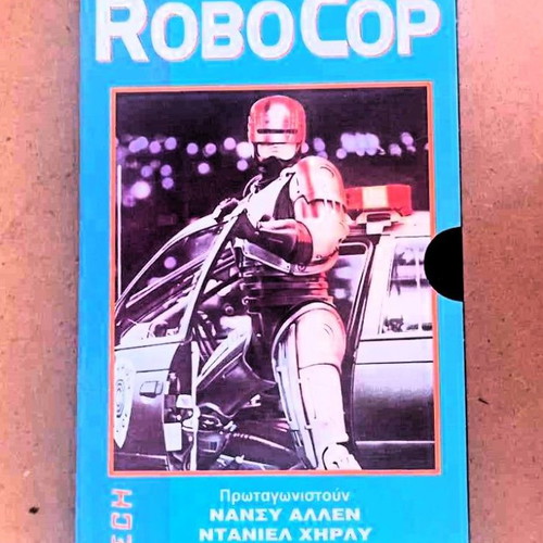 Robocop movie videocassette adventure science fiction