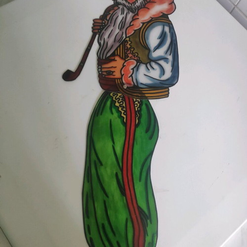 Ali Pasa shadow theater figure professional new, height 63