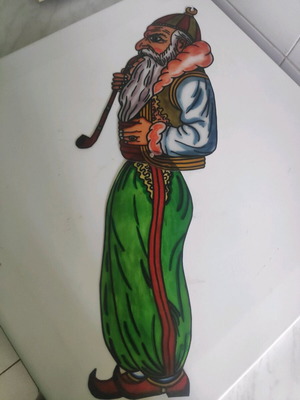 Ali Pasa shadow theater figure professional new, height 63