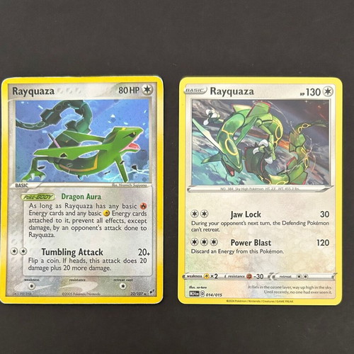 Pokemon cards Rayquaza used, pack of 2
