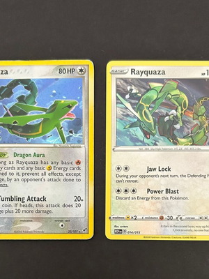 Pokemon cards Rayquaza used, pack of 2
