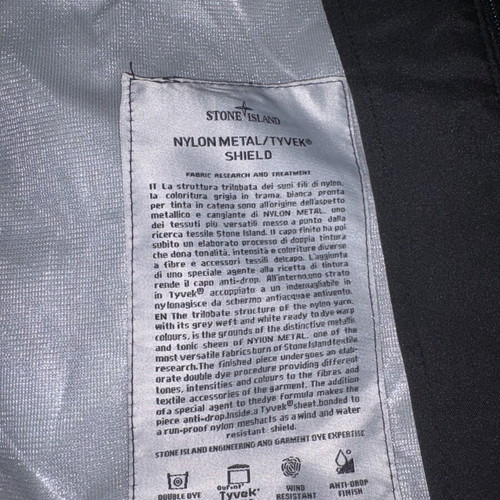Stone Island Windbreaker Jacket, size M, black