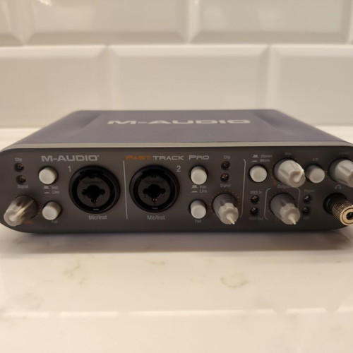 M-Audio Fast Track Pro USB Audio/MIDI Interface, like new