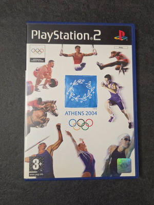 Athens 2004 PS2 game used, Greek manual, sports