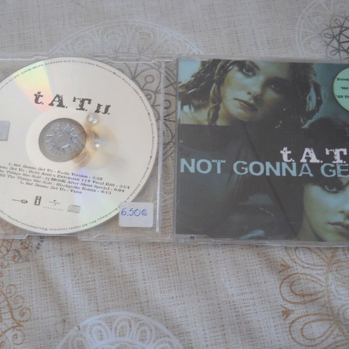 t.A.T.u. Not Gonna Get Us CD used, electronic genre