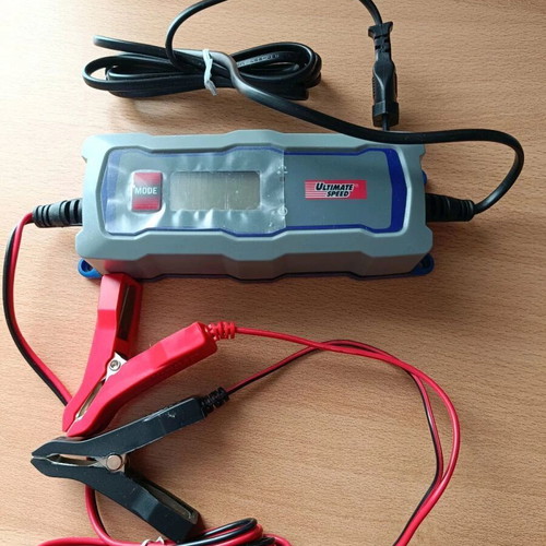 Car and motorcycle battery charger unused