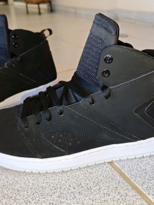 Jordan Flight Legend suede used athletic shoes size 46 black