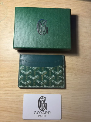 Goyard green card holder like brand new