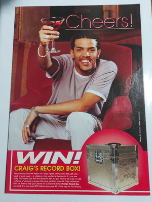 Mini Top Of The Pops Craig David Postermag poster magazine like new