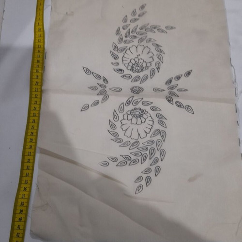 Discokpano used embroidery canvas with anevato or Byzantine, 42 cm