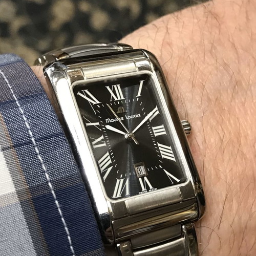 Maurice Lacroix wristwatch new, men's, waterproof with sapphire crystal