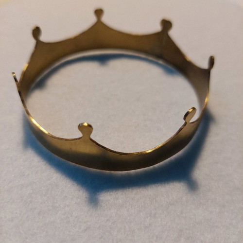 Handmade brass bracelet, new, diameter 6.5 cm