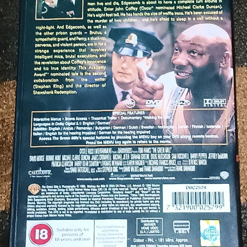 The Green Mile DVD like new with English subtitles