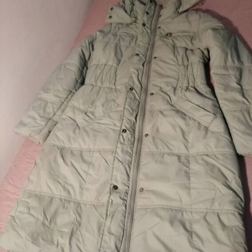 Attrattivo jacket like new, gray, size L, midi length