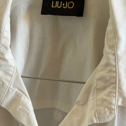 Liu Jo sleeveless white shirt used with studs