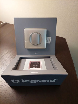 Legrand Celiane Titanium switch in luxury packaging new