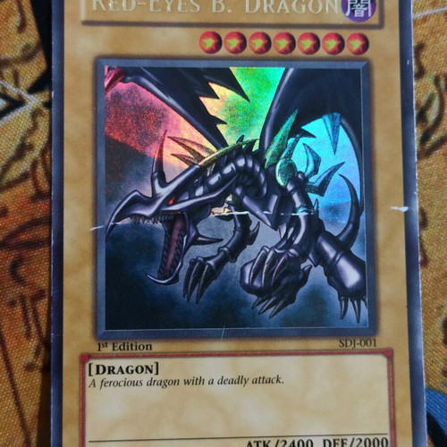 Red Eyes Black Dragon card used, SDJ 1st -  10,00 - Vendora.cy