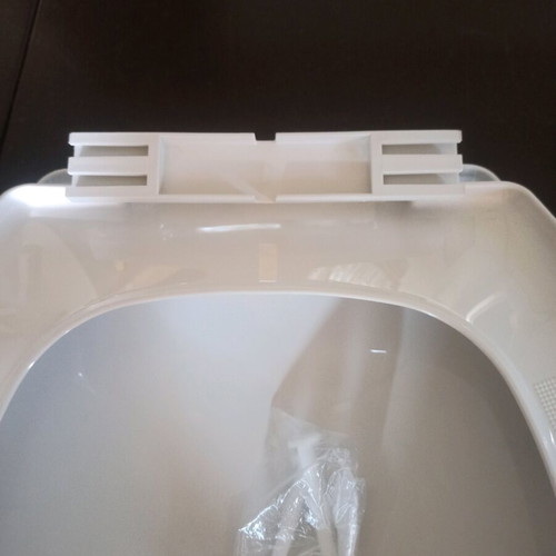 Plastic toilet seat new with screws