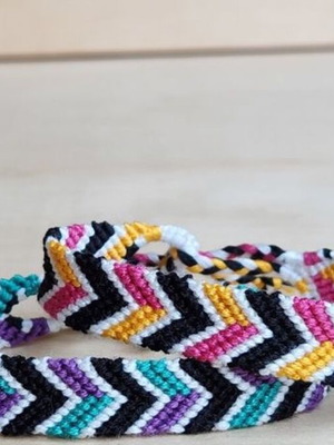Macrame bracelet made to order with adjustable loop and color options