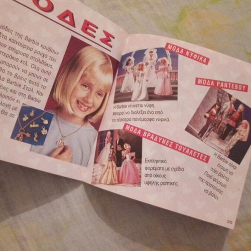 Barbie collectible booklet The Best Friend 1990