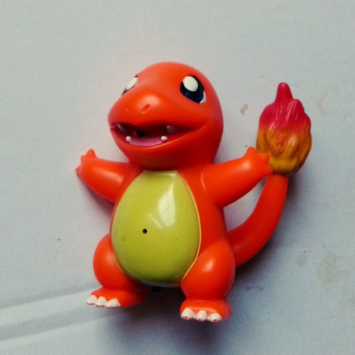 Nintendo Pokemon Charmander Talking Action Figure used, vintage 1997 Tomy