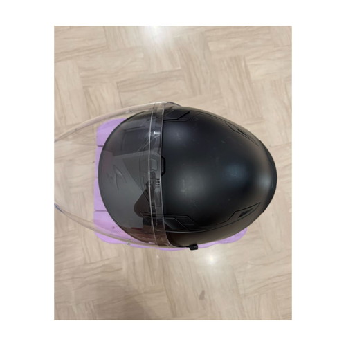 Jet motorcycle helmet black matte size L like new