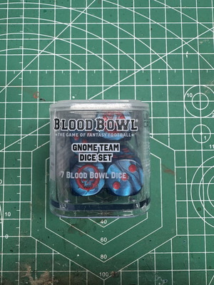Gnome Team Dice Set Bloodbowl Games Workshop like new