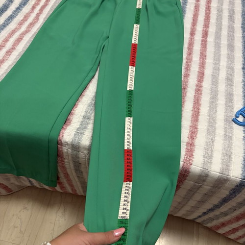 Esmara women's green loose fit pants, medium 38